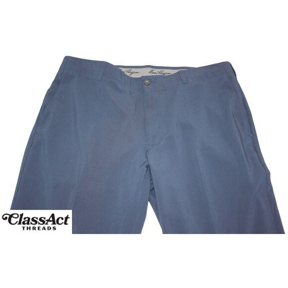 Ben Hogan Straight Leg Blue Stretch Mens Golf Pants Sx 36" X 30" - Picture 6 of 8